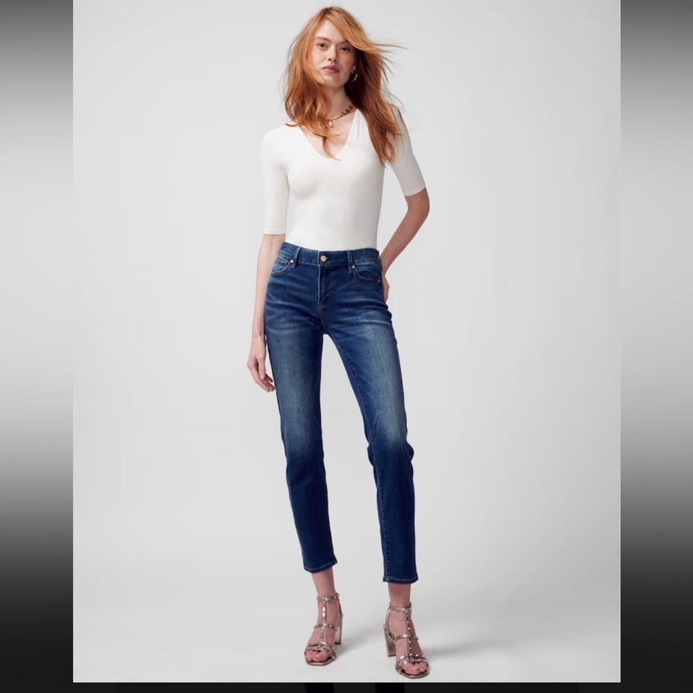 WHBM Mid-Rise Everyday Soft Denim™ Slim Jeans